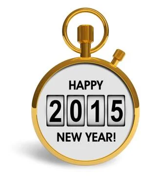 New Year 2015 concept Illustrazione stock