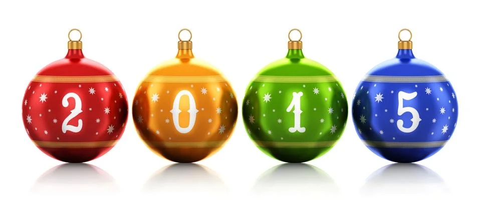 New Year 2015 concept Stock Illustration