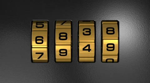 New Year 2015 concept, macro view of combination lock with 2015 code text Stock Footage 44170579