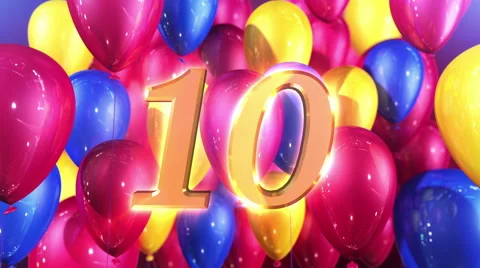 New Year 2015 Countdown Animation Stock Footage 42452876