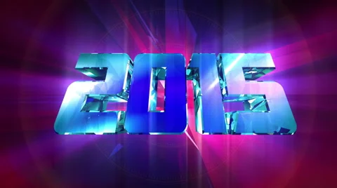 New Year 2015 Countdown Animation Stock Footage 42660142