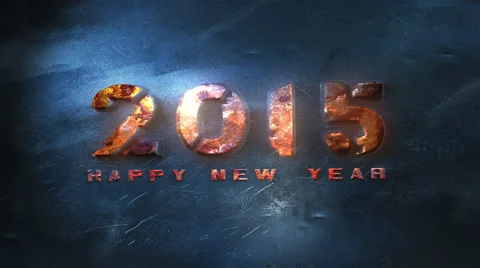 New Year 2015 Countdown Animation Stock Footage 42736885
