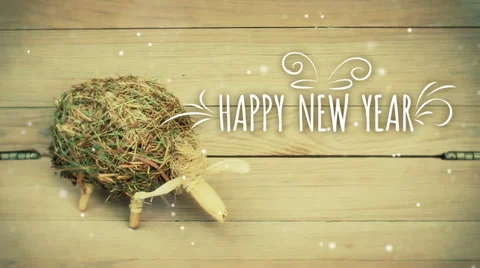 New Year 2015 動画素材 43438834