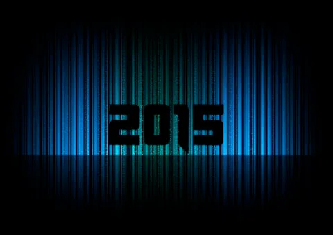 New year 2015 Stock Illustration