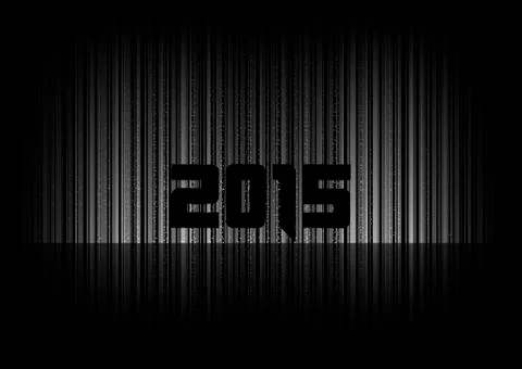 New year 2015 Illustrazione stock