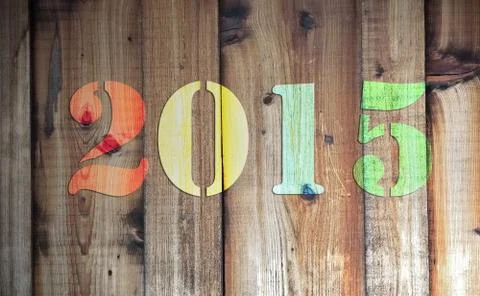 New year 2015 Stock Illustration