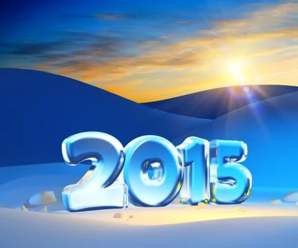 New year 2015 Stock Illustration
