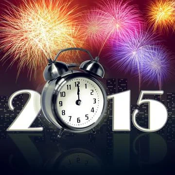 New year 2015 Stock Illustration