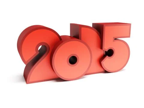 New year 2015 Stock-Illustration