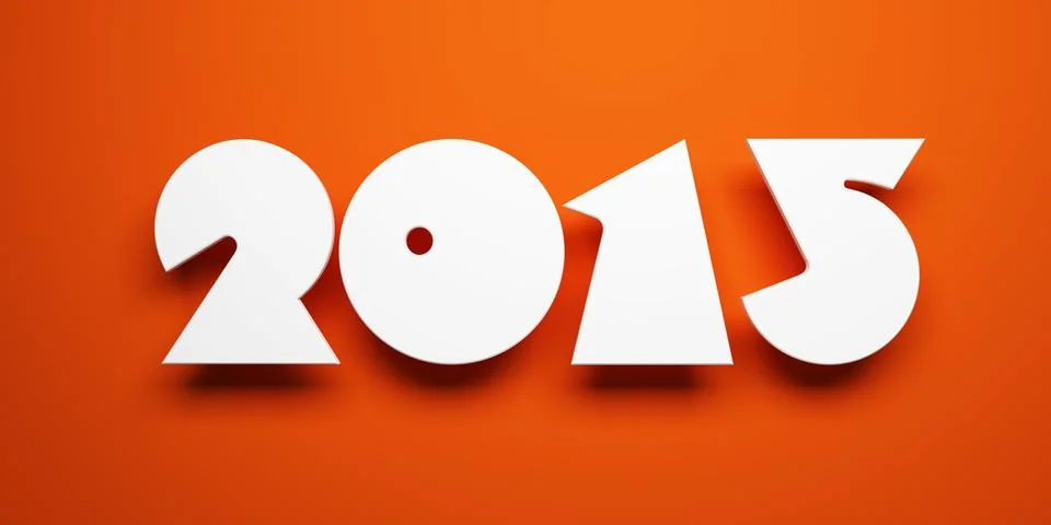 New year 2015 Stock-Illustration