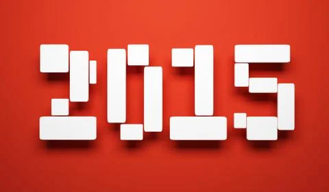 New year 2015 Stock Illustration