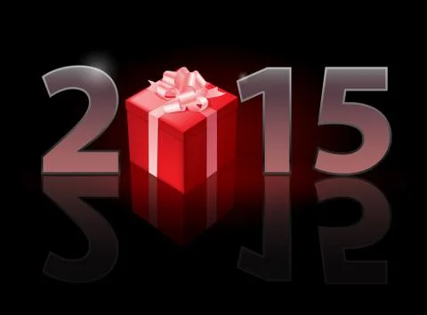 New Year 2015 Stock Illustration