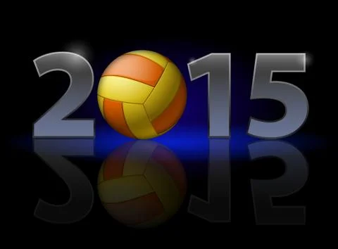 New Year 2015 Stock Illustration