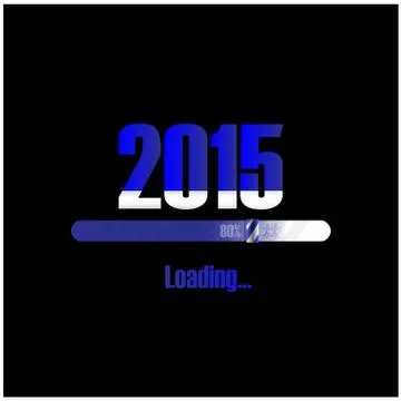 New year 2015 loading background,happy new year template Stock Illustration