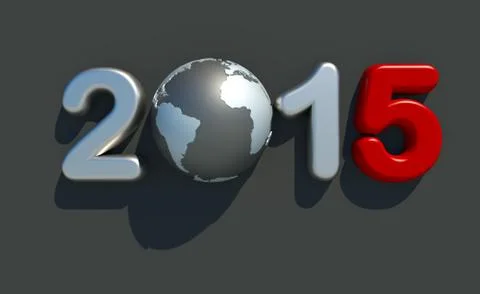 New year 2015 logo Stock Illustration