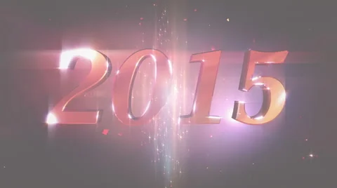 New Year 2015 Loopable Background Stock-Footage 41458005