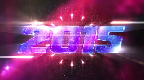New Year 2015 Loopable background 4K Stock Footage 43009570