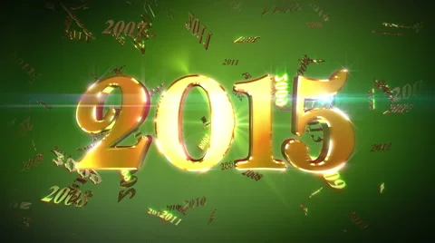 New Year 2015 Lopable Background Stock Footage 41466771