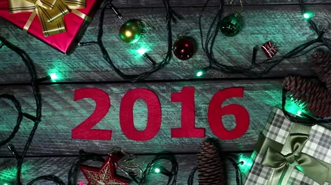 New year 2016 calendar Stock Footage 56715415