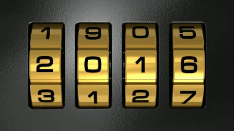 New Year 2016 concept Stockbeeldmateriaal 58271068