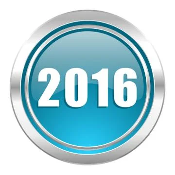 New year 2016 icon Stock Illustration