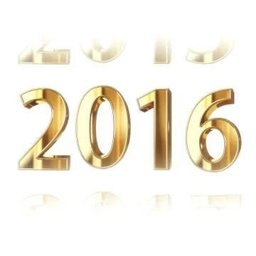 New year 2016 Stock Illustration