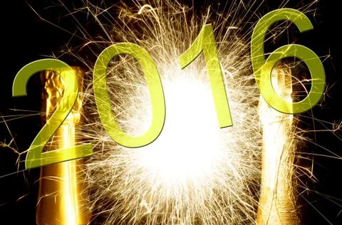 New year 2016 Stock-Illustration