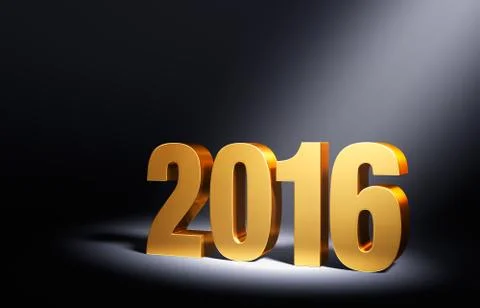 New Year 2016 Stock Illustration