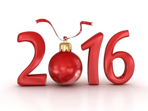 New year 2016 Stock Illustration