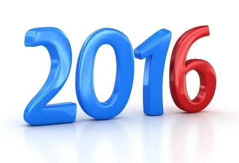 New year 2016 Stock Illustration