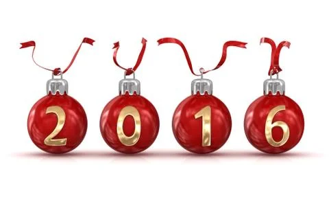 New year 2016 스톡 일러스트