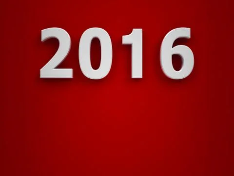 New year 2016 Stock Illustration