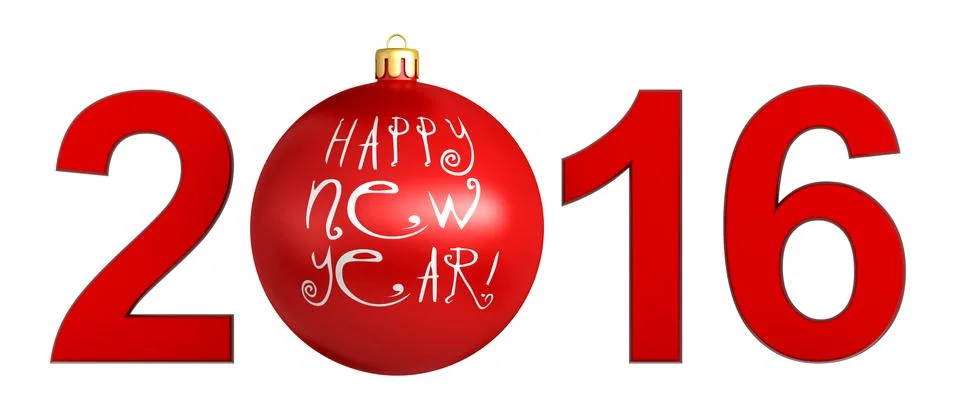 New year 2016 Stock Illustration
