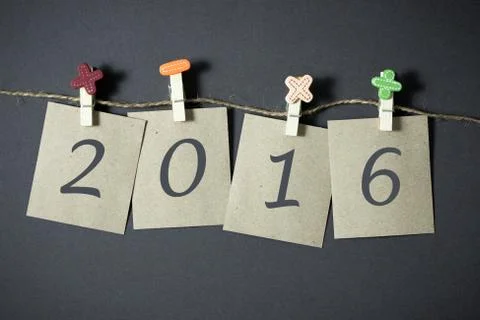 New Year 2016 Stock Photos