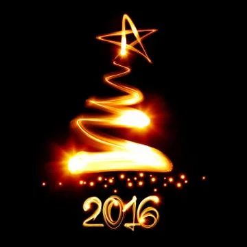 New year 2016 Stock Photos