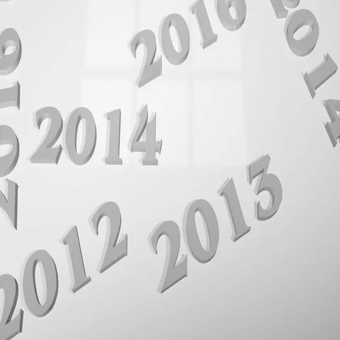 New year 2017, 3D Video stock 69514567