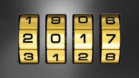 New Year 2017 concept Stockbeeldmateriaal 68550147