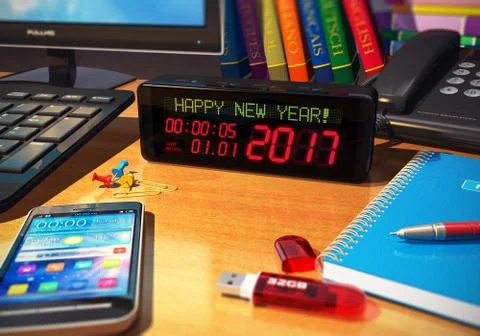 New Year 2017 concept Foto stock