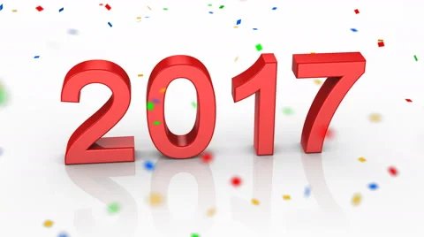 New Year 2017 Video stock 68223024