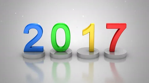 New Year 2017 Video stock 68688426