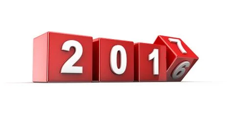 New year 2017 Stock Illustration