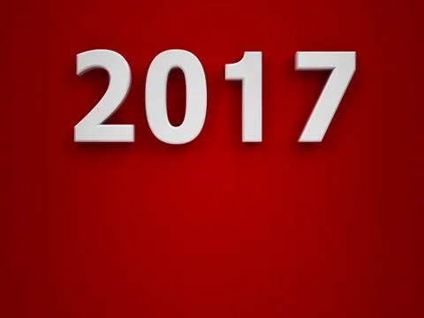 New year 2017 Stock Illustration