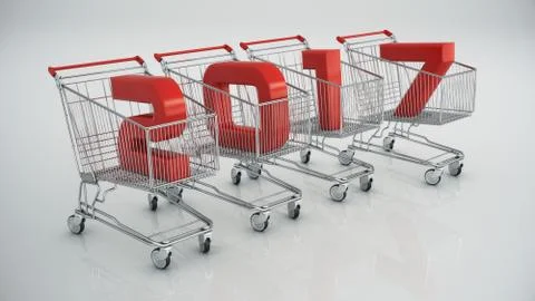 New Year 2017 Stock Illustration