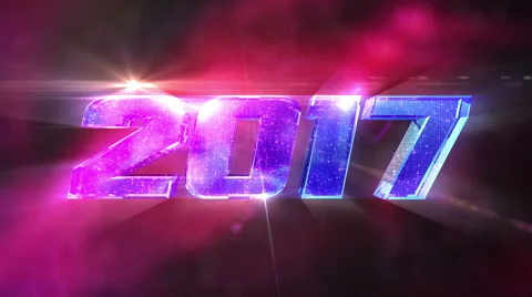 New Year 2017 Loopable Background Stock Footage 66493093