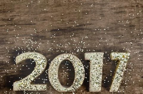 New year 2017 Stock Photos