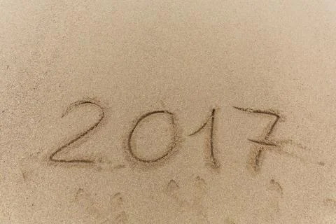 New year 2017 Stockfoto's