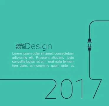 New year-2017. Vector. Stock-Illustration