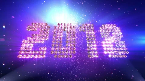 New Year 2018 Animation background Video stock 79660249
