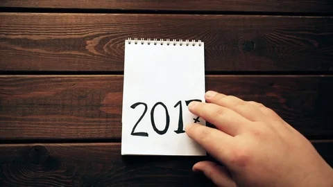 New Year 2018 is coming concept Stock Footage 83196857