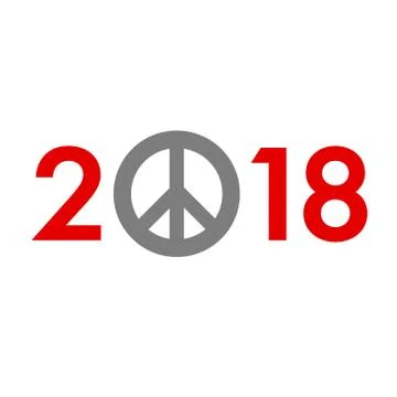 New Year 2018 concept - 스톡 일러스트